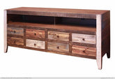 IFD964 Wallunit Antique Mulitcolor Entertainment Center.